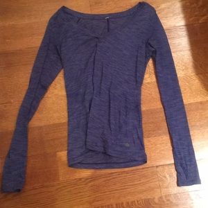 Long sleeve purple lululemon shirt